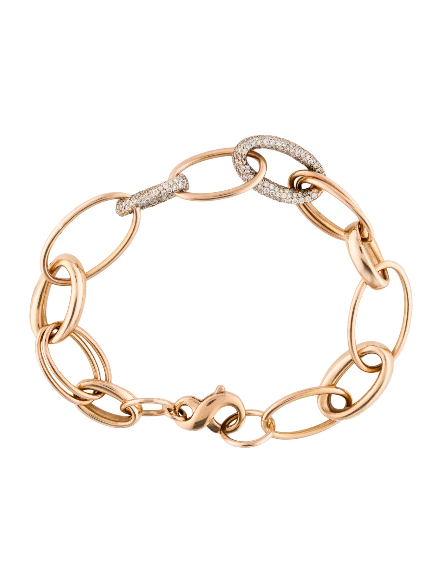 Ippolita 18K 2.13ctw Diamond Stardust Link Bracelet